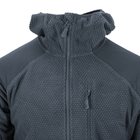 Кофта флісова Helikon-Tex Alpha Hoodie Jacket Grid Fleece Shadow Grey S - зображення 13