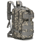 Армейский военный тактический штурмовой рюкзак HardTime 20 литров городской камуфляж - изображение 1