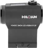 Коліматорний приціл Holosun Paralow HS403C 2 MOA IP67 - зображення 6