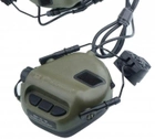 Наушники тактические активные Earmor EM-M32H-M3-FG for Helmet-Mount Olive - изображение 3