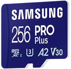 Карта пам'яті Samsung PRO Plus microSDXC 256GB Class 10 UHS-I U3 V30 + SD адаптер (MB-MD256KA/EU) - зображення 3
