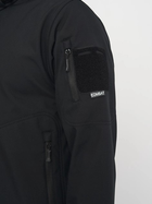 Тактична куртка Kodor Soft Shell КCS 7222 Чорний ХL - зображення 3