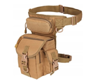 Тактическая сумка на бедро, на ногу, мужская, армейская КойотD3-0005-B3 - изображение 1