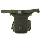 Тактическая сумка на бедро, на ногу, мужская, армейская Темный пиксель D3-0005-B2 - изображение 8