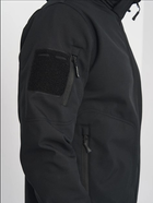 Тактическая куртка Kodor Soft Shell КCS 7222 Черный 2ХL - изображение 8