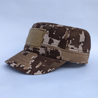 Камуфляжная кепка немка с липучкой 56 - изображение 1