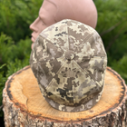 Військова кепка все кепка восьмиклінка хуліганка камуфляж піксель літня 56 - зображення 1