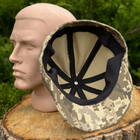 Військова кепка все кепка восьмиклінка хуліганка камуфляж піксель літня 56 - зображення 4