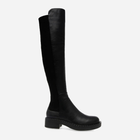 Muszkieterki damskie na obcasie Steve Madden Applause Boot SM11002825-011 36 22.2 cm Czarne (8720857248036) - obraz 1