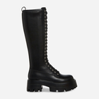 Kozaki damskie skórzane Steve Madden Hariet Boot SM11002722-001 40 25.4 cm Czarne (8720857171389)