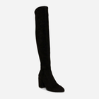 Muszkieterki damskie zamszowe na słupku za kolano Steve Madden Graphite Boot SM11001164-039 39 24.6 cm Czarne (8720236126771) - obraz 2
