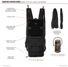 Рюкзак для питної системи 5.11 Tactical Convertible Hydration Carrier [019] Black (56650-019) (2000980569410) - зображення 17