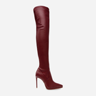 Muszkieterki damskie na szpilce za kolano Steve Madden Keandra Boot SM11002678-CRA 41 26.2 cm Bordowe (8720857160000) - obraz 1