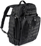 Рюкзак тактический 5.11 Tactical Rush72 2.0 Backpack [019] Black (56565-019) (2000980515042) - изображение 1