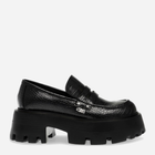 Loafersy damskie na grubej podeszwie Steve Madden Madlove-SM Loafer SM11002636-066 40 25.4 cm Czarne (8720857132410)