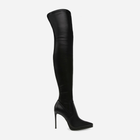 Жіночі ботфорти Steve Madden Keandra Boot SM11002678-001 37 23 см Чорні (8720857154856)