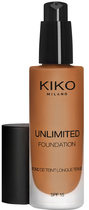 Podkład Kiko Milano Unlimited Foundation SPF 15 Neutral 145 trwały 30 ml (8025272914819)