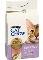 Сухий корм для кішок Purina Cat Chow Sensitive з лососем