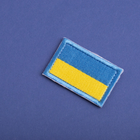 Шеврон 2 шт, нашивка на липучці Прапор України, вишитий патч 3х5 см - зображення 9