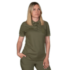 Поло футболка женская тактическая полевая универсальная для силовых структур Camotec 7161(XL) олива (SK-N7161(XL)S) - изображение 1