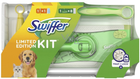 Mop Swiffer Kit 8 ściereczek + 1 miotełka + 1 wkład do zbierania sierści (8006540316924)