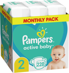 Підгузки Pampers Active Baby Розмір 2 (4-8 кг) 228 шт (8006540181102) - зображення 2