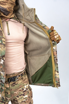 Тактичний військовий костюм HAN WILD G3 Multicam Куртка флісова Soft Shell Убакс та Штани із захистом колін XL Multicam HWM0026800-2 - зображення 6