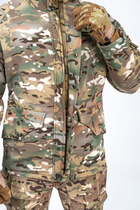 Тактичний військовий костюм HAN WILD G3 Multicam Куртка флісова Soft Shell Убакс та Штани із захистом колін М Multicam HWM0026800 - зображення 3