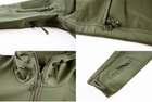 Тактична куртка Eagle Soft Shell JA-01 із флісом Green Olive M - зображення 4