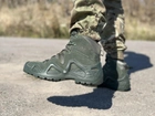 Тактические армейские берцы AK военные демисезонные берцы Tactic ботинки мужские Waterproof олива 43 размер (Berc-AK-olive-43) - изображение 11