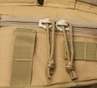 Однолямковий тактичний рюкзак Tactic міський військовий рюкзак 9 л Койот (ta9-coyote) - зображення 6