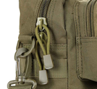 Тактична сумка через плече Tactic міська сумка наплічна Олива (9060-olive) - зображення 4