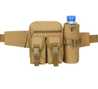 Тактична сумка на пояс міська Tactical підсумок з кишенею під пляшку Койот (1026-coyote) - зображення 3