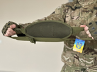 Тактична сумка на пояс з Гербом України міська сумка бананка Tactic поясна сумка Олива (233-olive) - зображення 6
