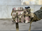 Тактична сумка на пояс міська Tactical підсумок з кишенею під пляшку Мультикам (1026-multicam) - зображення 6