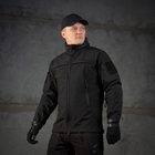 Армійська чоловіча куртка з капюшоном Soft Shell Чорний S (99211) Kali - зображення 7