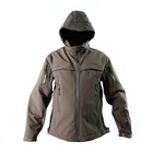 Армейская мужская куртка с капюшоном Soft Shell Оливковый L (99218) Kali - изображение 2