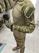Тактический летний костюм форма Ubacs с наколенниками и налокотниками Мультикам XL (3001892) Kali - изображение 6