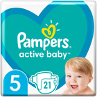 Pieluchy Pampers Active Baby Rozmiar 5 (11-16 kg) 21 szt (8006540033043)