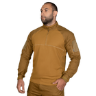 Сорочка бойова тактична польова зносостійка сорочка для силових структур 7180(L) койот (OPT-30181) - зображення 1