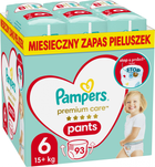 Pieluchomajtki Pampers Premium Care Pants Rozmiar 6 (15+ kg) 93 szt (8006540491010) - obraz 1