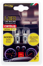 Żarówka samochodowa Bottari LED T10W 4 SMD 12 V 5 W z szyną Canbus 2 szt. (8052194178746) - obraz 1