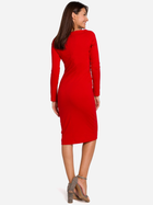 Sukienka ołówkowa damska Stylove S152 86502 2XL Czerwona (5903068438172) - obraz 2