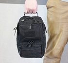 Тактическая сумка через плечо Tactic городская сумка наплечная Черный (9060-black) - изображение 5
