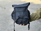 Військова сумка на стегна тактична Swat армійська сумка на стегно, ногу Tactic штурмова сумка поясна Чорна (300-black) - зображення 8