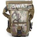 Військова тактична сумка на стегна Swat армійська сумка на стегно, ногу Tactic штурмова сумка поясна Мультикам (300-multic)