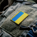 Шеврон на липучке Флаг Украины 3х5 см - изображение 2