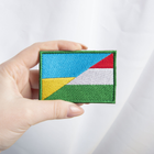 Шеврон нашивка на липучке флаг Украина и Венгрия 5,4х7,7 см - изображение 4