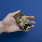 Шеврон нашивка на липучке погон звания ВСУ Капрал пиксель 5х10 см - изображение 2