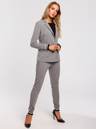 Піджак подовжений жіночий Made Of Emotion M459 S Grey (5903068455124) - зображення 3
